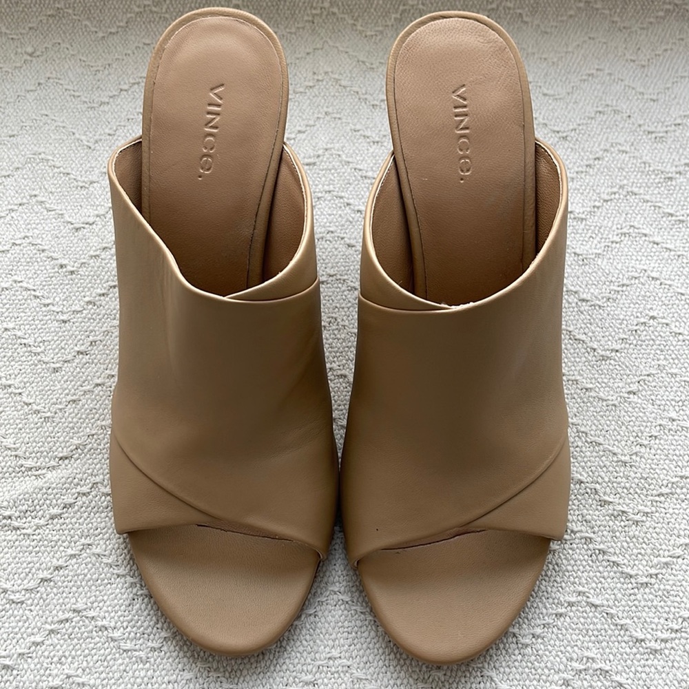 Vince block heels
